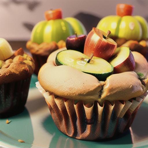 Carrot, Apple, and Zucchini Muffins