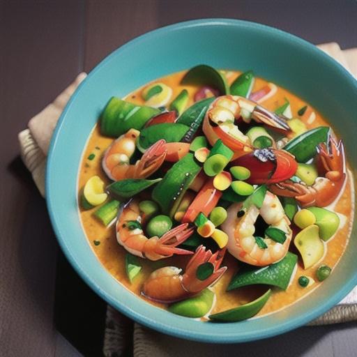 Prawn & kingfish choo-chee