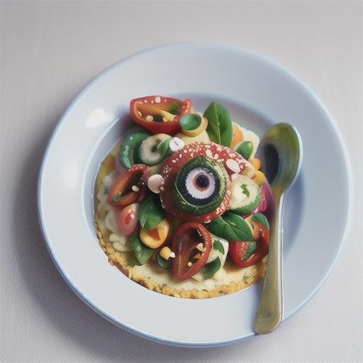 Blue-eye with sundried tomato crust