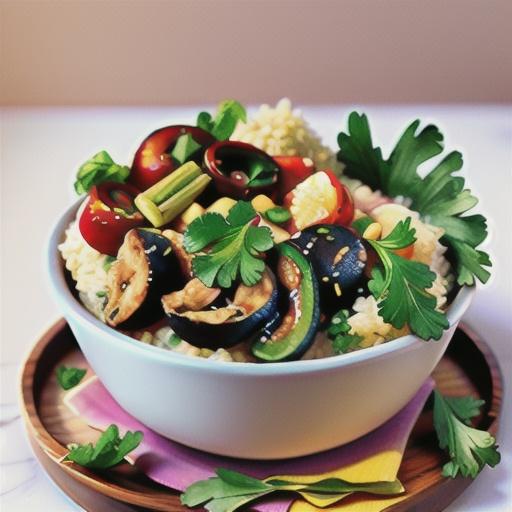 Copycat Cauliflower Rice Bowl with Cilantro