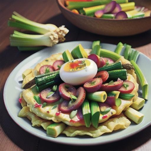 Radish Green Frittata