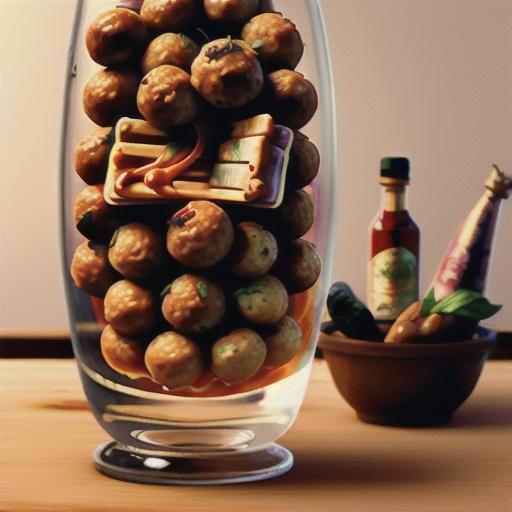 Hot and Saucy Cocktail Meatballs