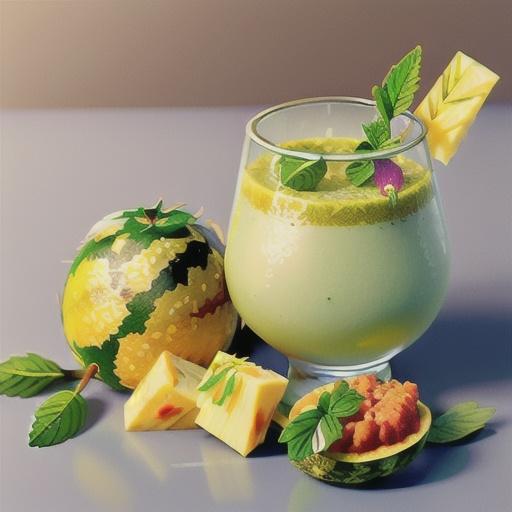 Mighty Melon Green Tea Smoothie