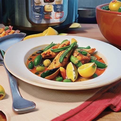 Instant Pot Moroccan Chicken Tagine