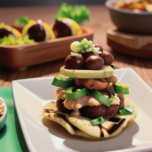 Chicken Mole Tostadas