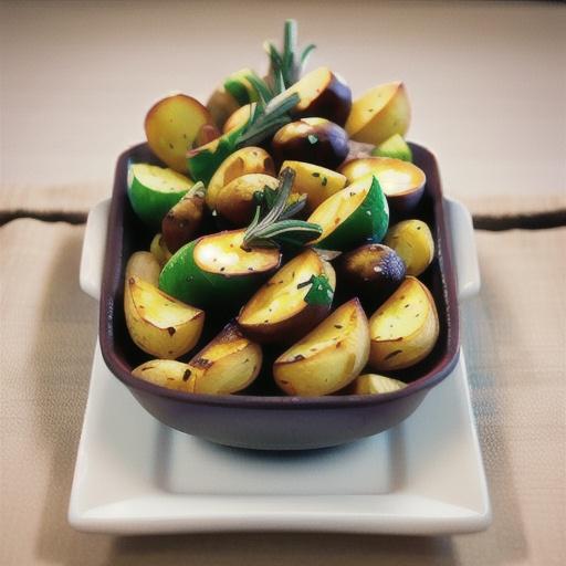 Roasted Rosemary-Onion Potatoes