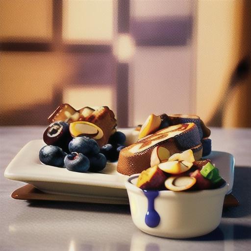 Blueberry Almond Overnight French Toast