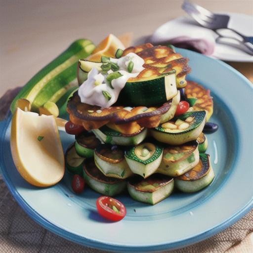 Zucchini & feta fritters