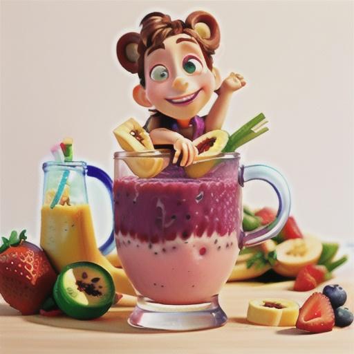 Healthy breakfast smoothie recipe