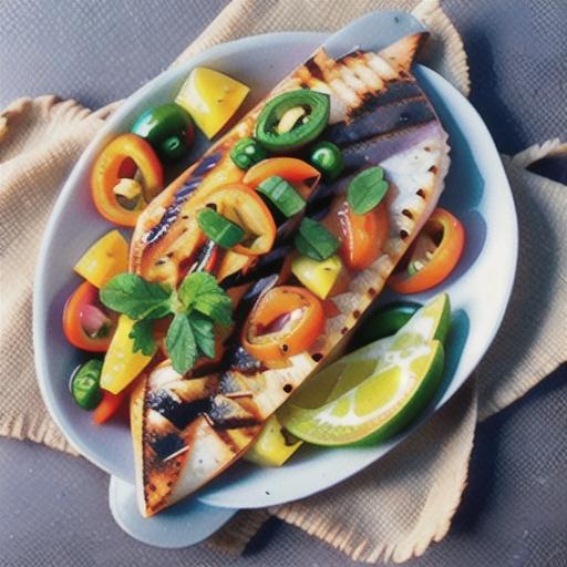 Grilled Halibut with Calabrian Chile Gremolata