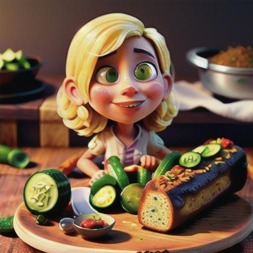 Roast vegetable and chickpea loaf with cucumber raita