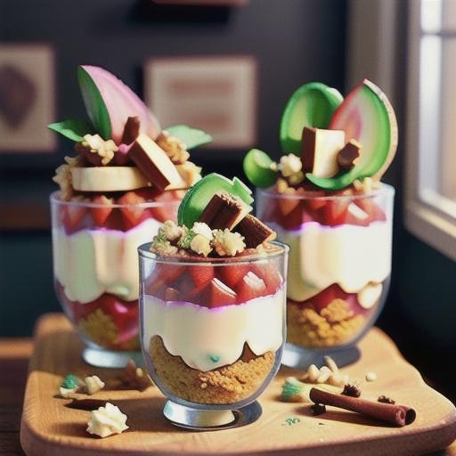 Make-Ahead Rhubarb Yogurt Parfaits