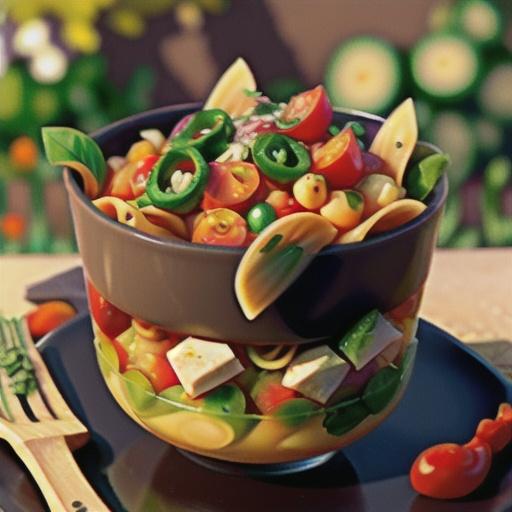 Garden Gazpacho Pasta Salad