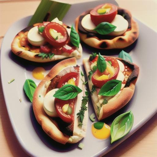 Bruschetta Pita Wedges