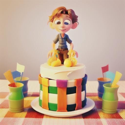 Party Checkerboard Cake