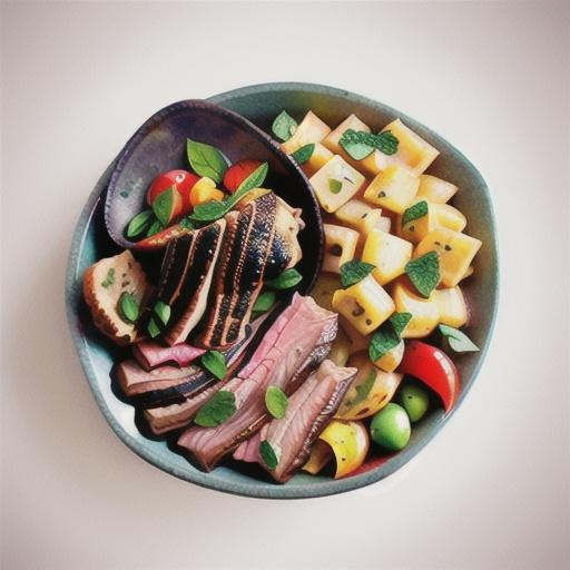 Pepper & coriander crusted beef