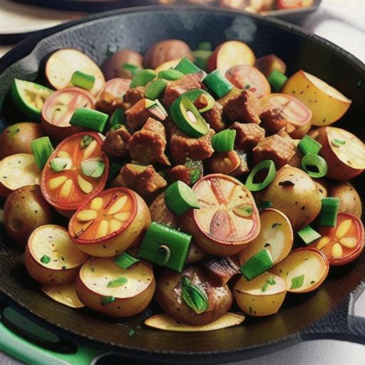 Mexican Ground Beef and Potato Skillet