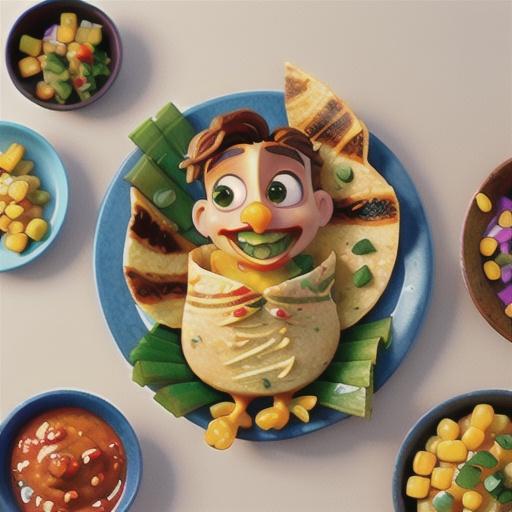 Mexican-style chicken wraps with corn salsa recipe