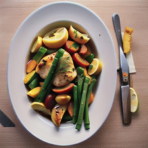 Slow cooker lemon chicken