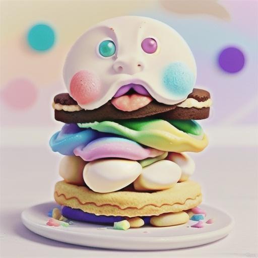 Dunkaroos™ Rainbow and Marshmallow Sandwich Cookies