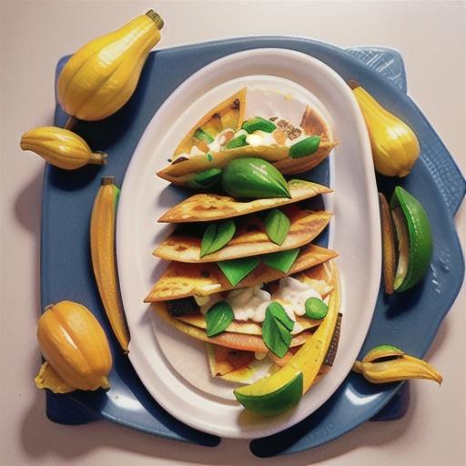Squash Blossom Quesadillas With Oaxaca Cheese