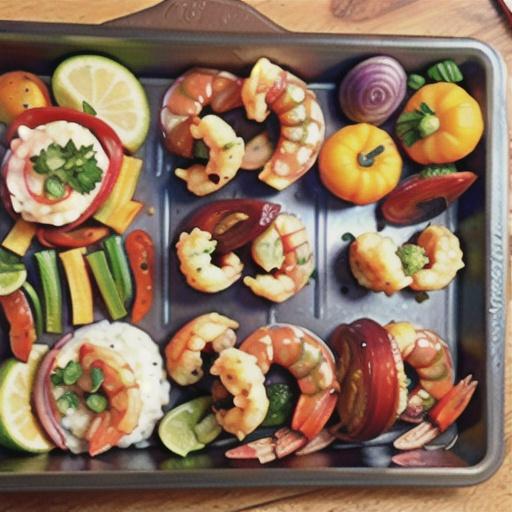 Shrimp and Vegetable Sheet Pan Dinner