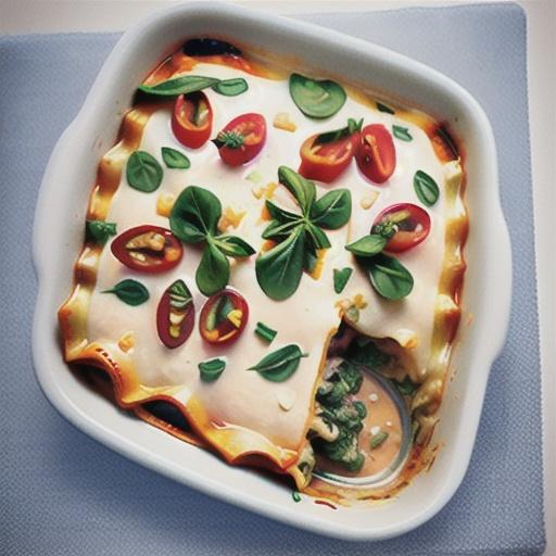 Chicken lasagne primavera