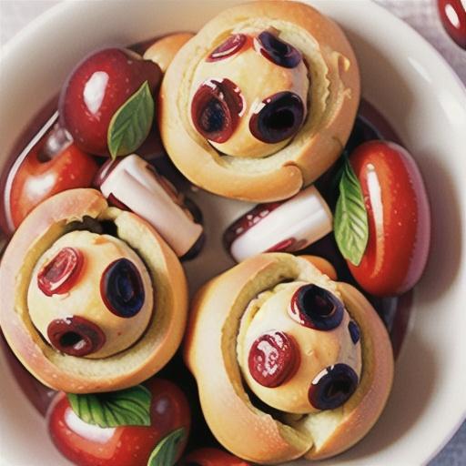 Cherry-Berry Hot Cross Buns