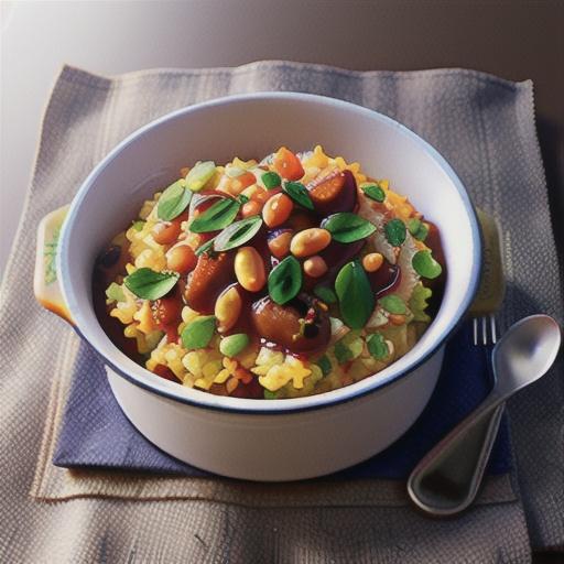 The Best Baked Rice and Beans