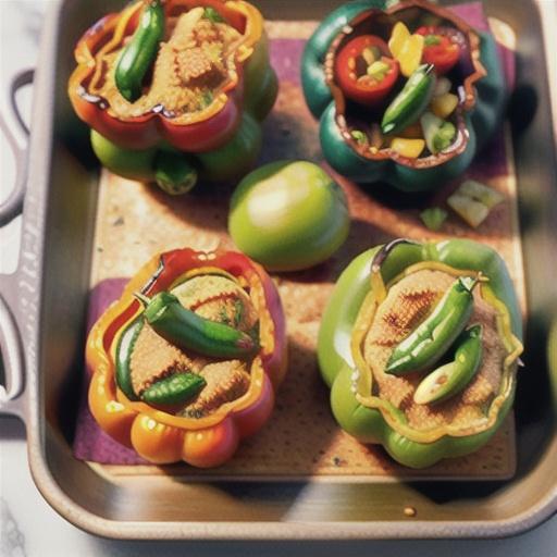 Stuffed Poblano Peppers