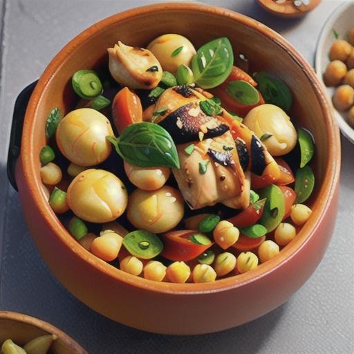 Moroccan chicken & chickpea tagine
