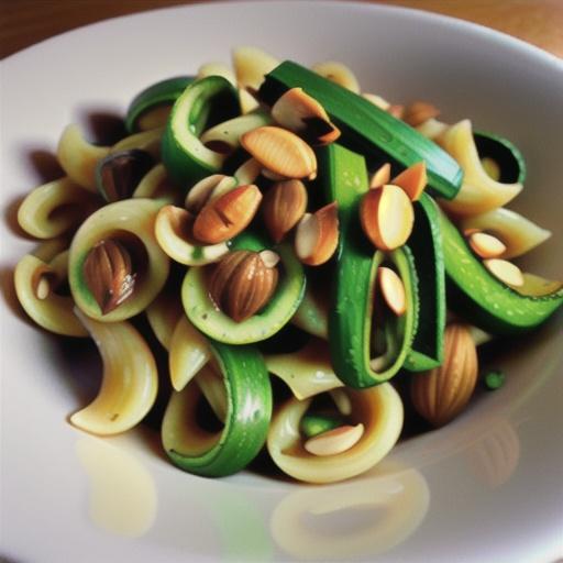 Spaghetti with Zucchini and Almonds