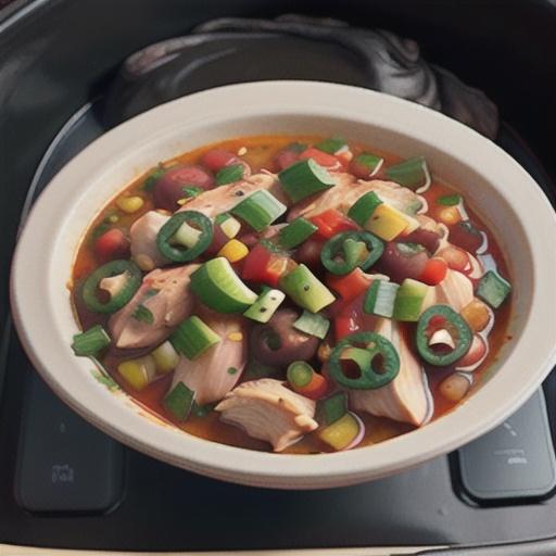 Slow Cooker Chicken Thigh Chili