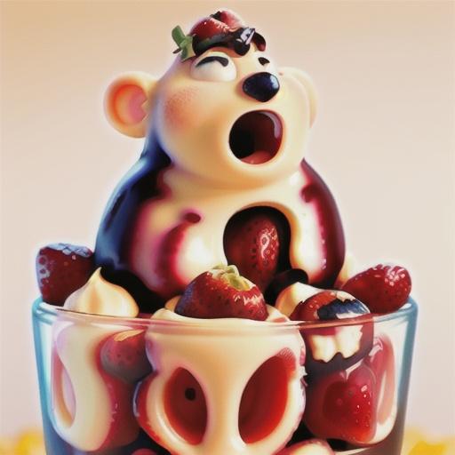 Strawberry-Rhubarb Sundaes