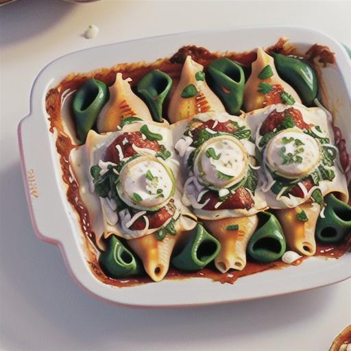 Lasagna-Stuffed Shells