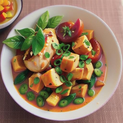 Apricot chicken curry