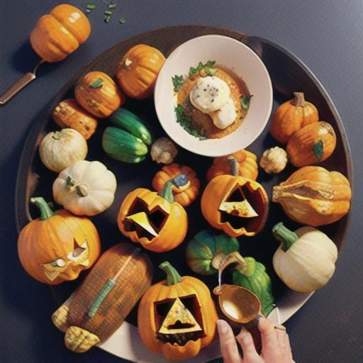 Middle Eastern stuffed pumpkins