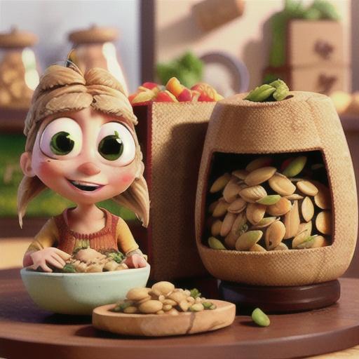 Wholemeal damper with pepitas