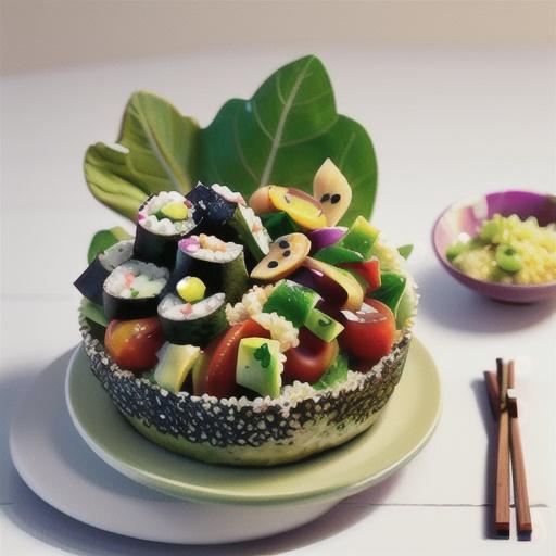 Quinoa sushi salad