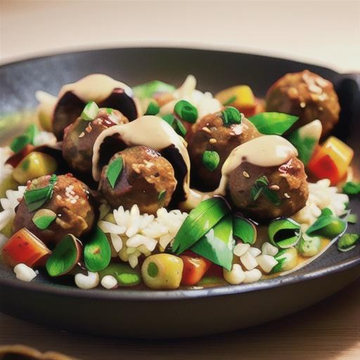 Green Curry Lamb Balls