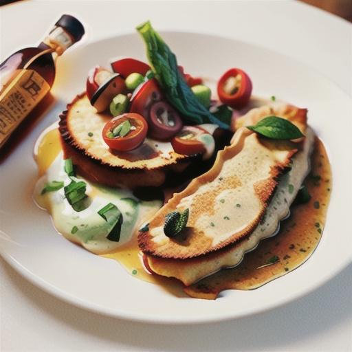 Veal schnitzels with Drambuie & green peppercorn sauce