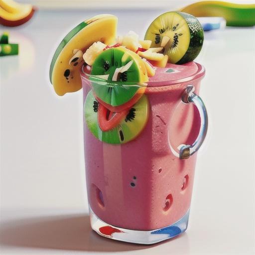 Watermelon-Kiwi-Banana Smoothie