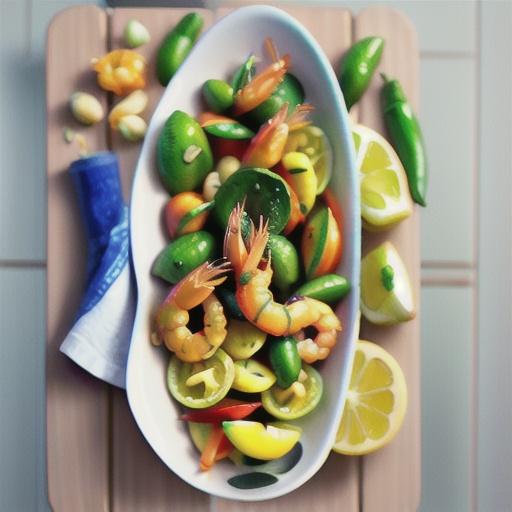 Garlic salt and pepper prawns