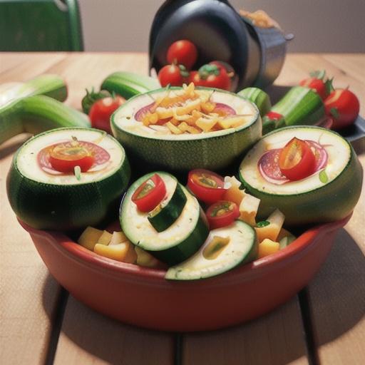 Zucchini and Cheese