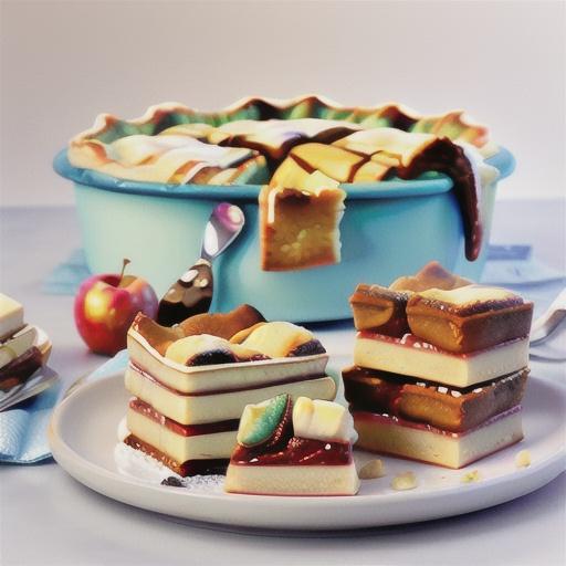 Iced apple squares recipe