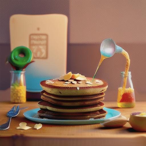 Whole Grain Banana Pancakes