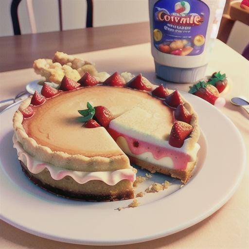 Upside Down Strawberry Cheesecake