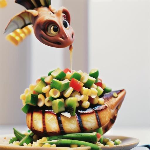 Grilled snapper with spicy sweetcorn salsa