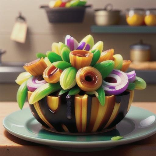 Grilled Tangy Onion Flowers