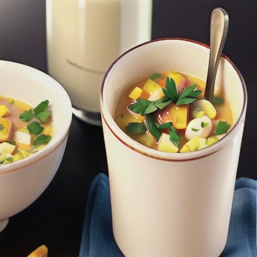 Curried parsnip soup